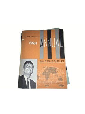 The World Book Encyclopedia 1961 Annual Supplement Census Report